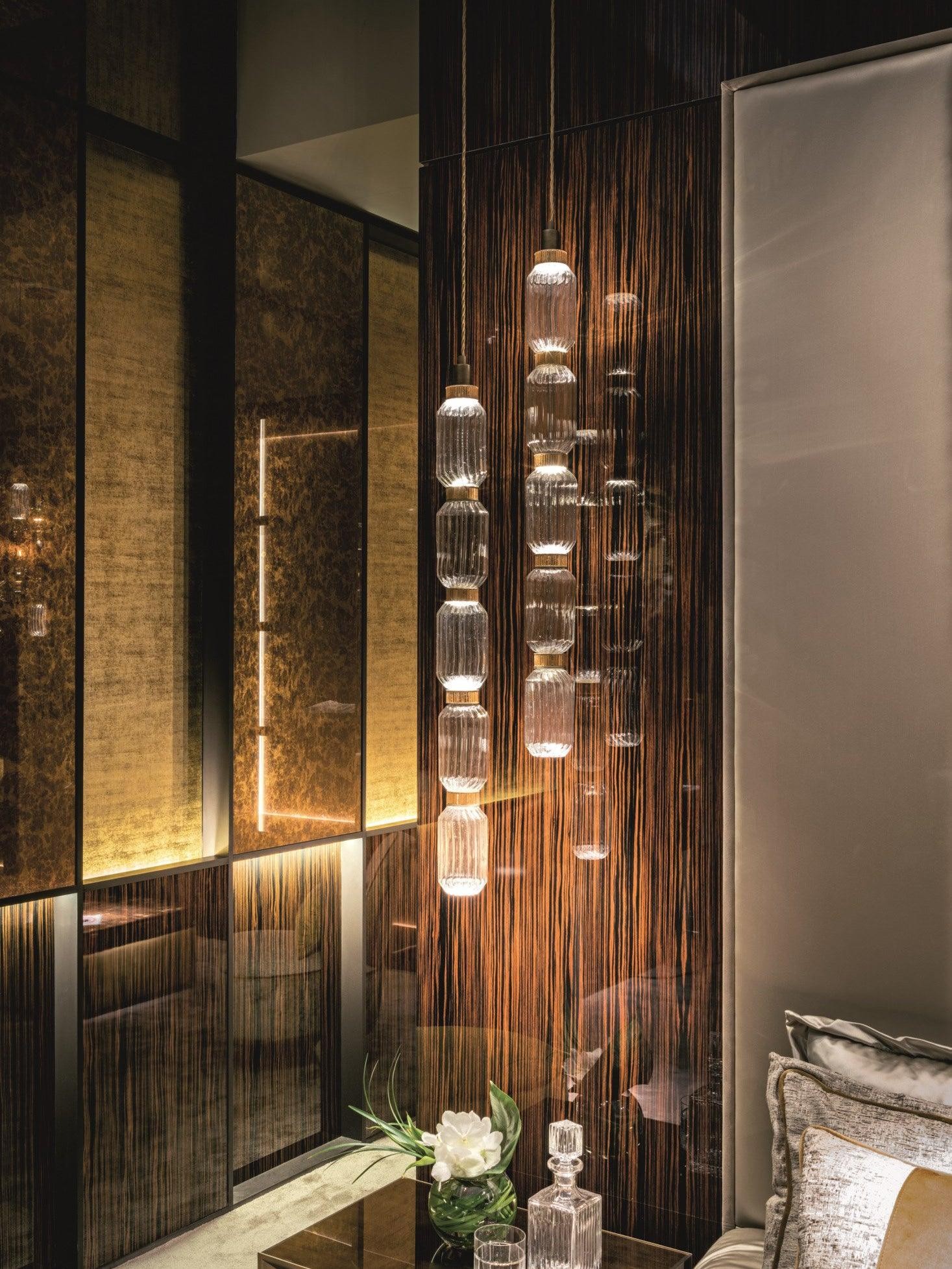 Modern Elegant Ballet Glass Pendant Light K904