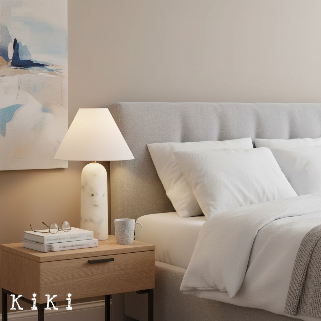 Albi Elegant Marble Table Lamp - Minimalist Style for Home and Office K2194