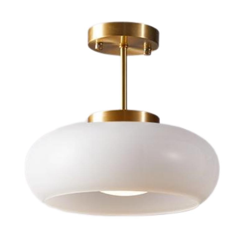 Bauhaus Style Vintage Glass Ceiling Light K72