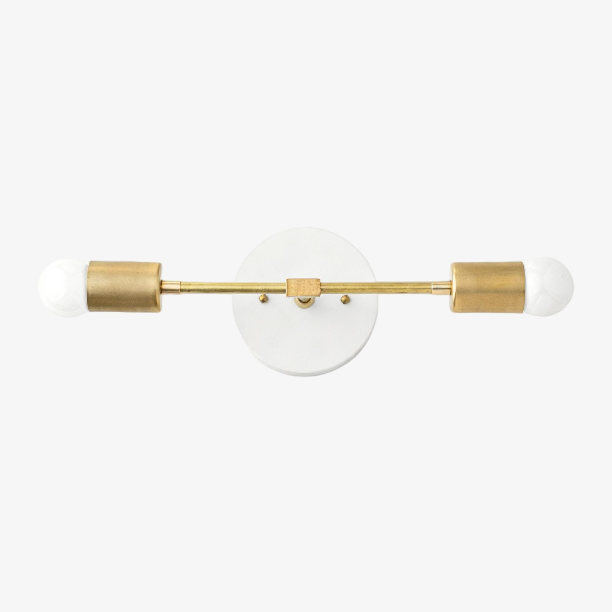 Mobilux Line Minimalist Vanity Light Fixture - Mid Century Bathroom Sconce K1435