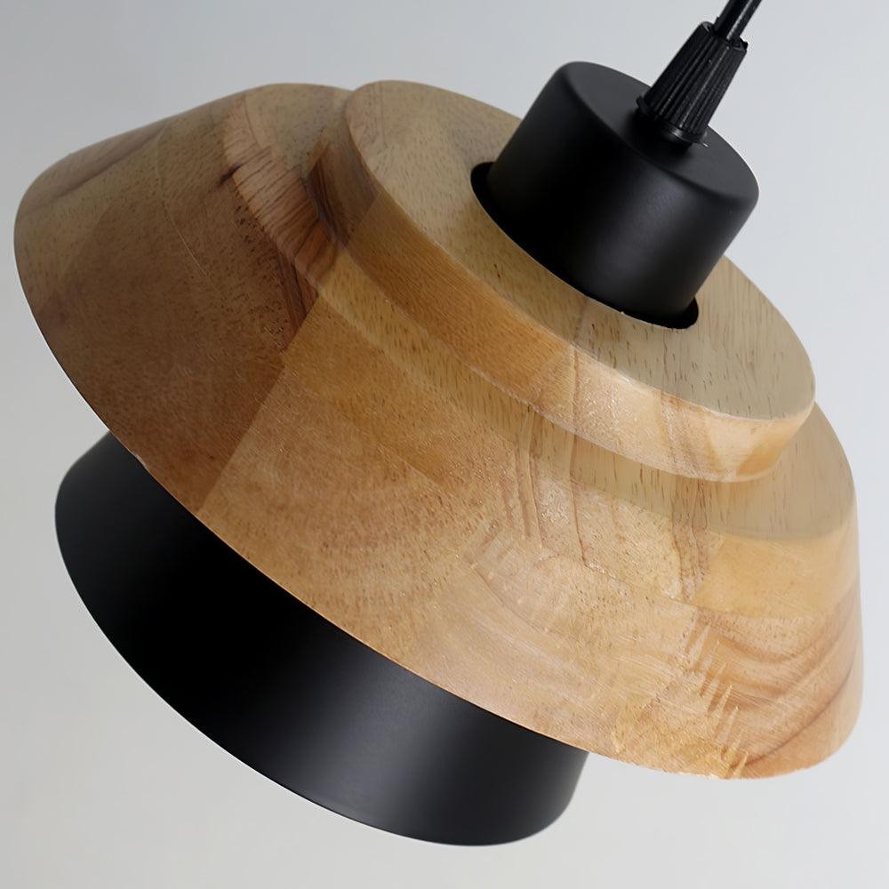 Stone Wood Pendant Lamp K677