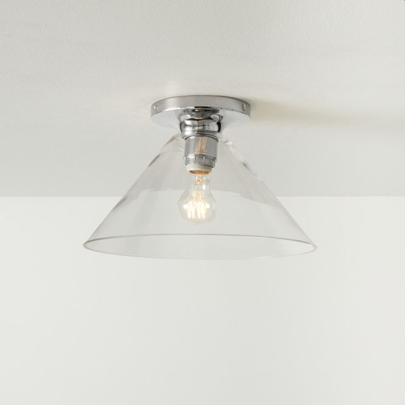 Conica Cone Flush Mount – Glass Ceiling Light for Modern Spaces K1396