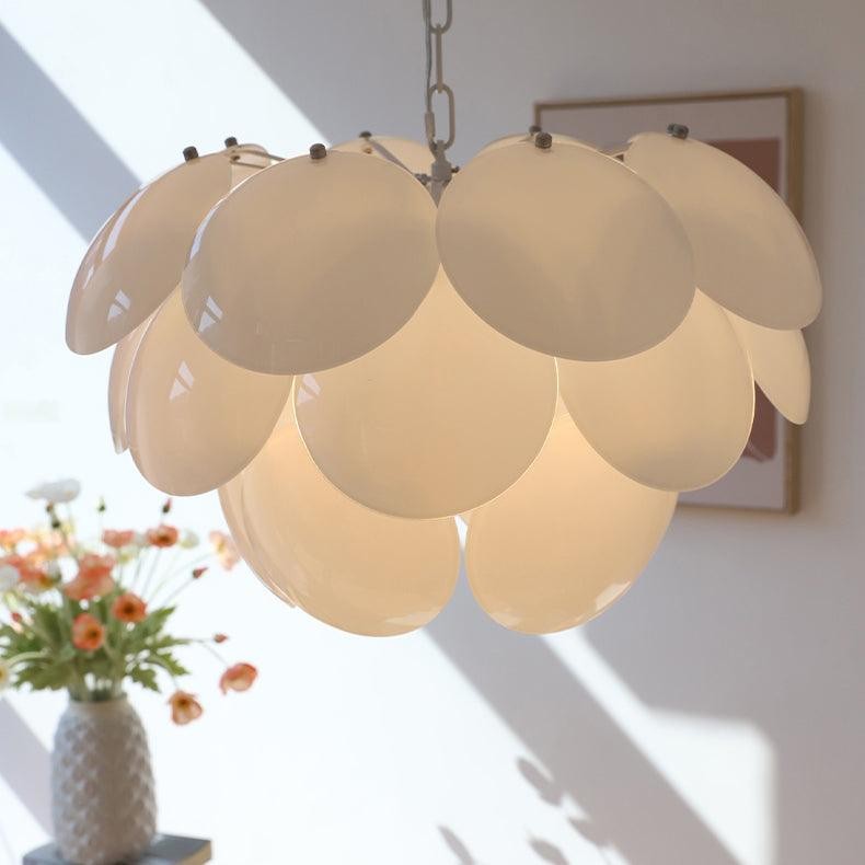 Luxury Fashion Luminous Petal Glass Chandelier K473