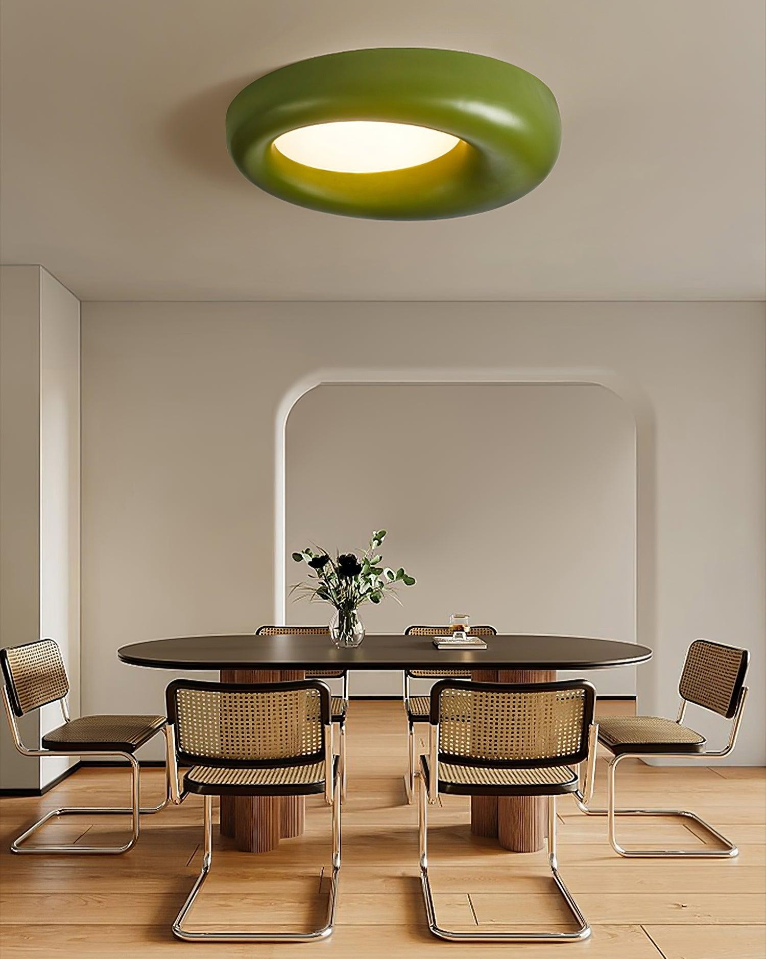 Center Offset Concentric Circle Acrylic Ceiling Lamp K2372