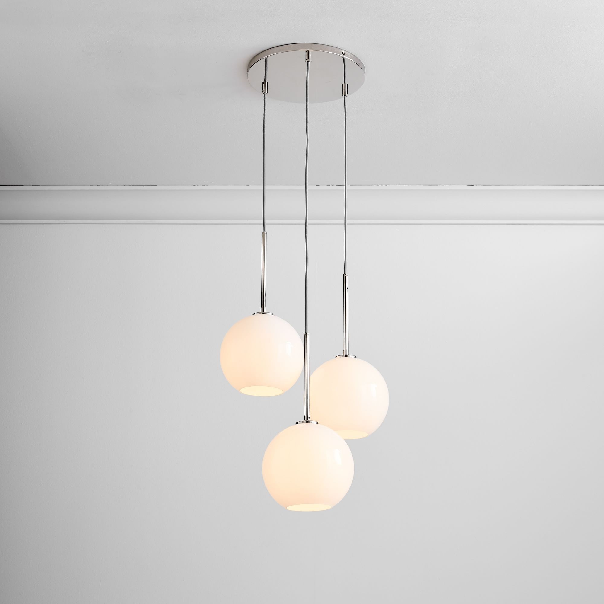 Selvion Minimalist Crystal Chandelier - Handcrafted Glass Sculptural Lighting Fixture K1220