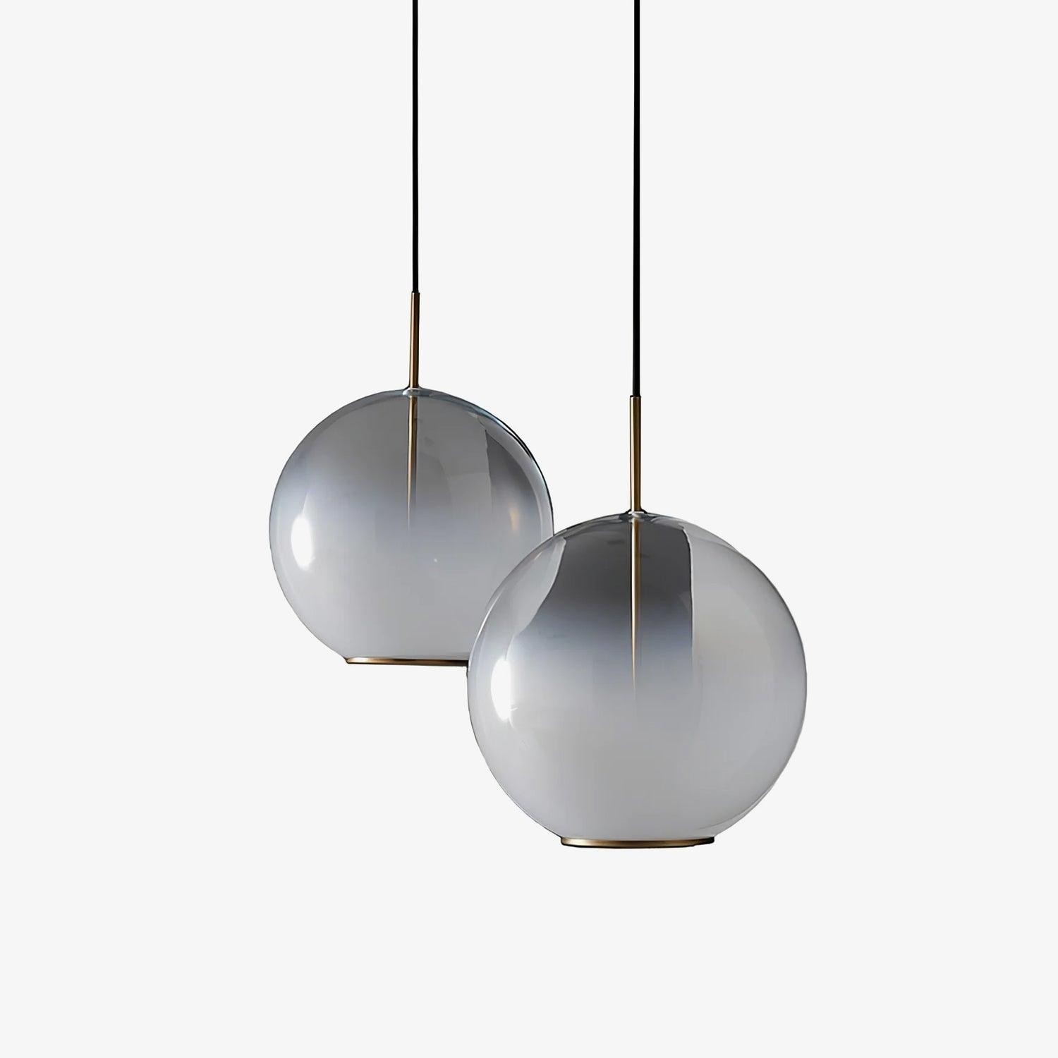Simple Sphere Drop Gradient Glass Pendant Light K702