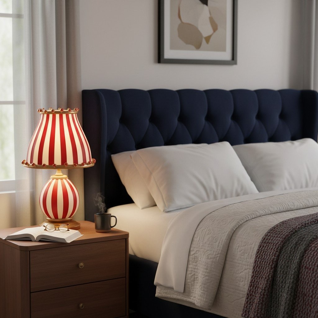 Festilo Playful Geometric Sculptural Table Lamp for Living Room K2116