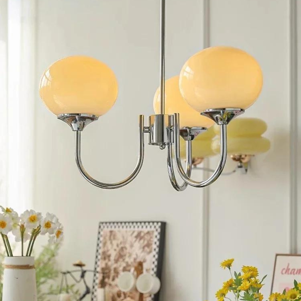 Marshmallow Modern Glass Chandelier D776