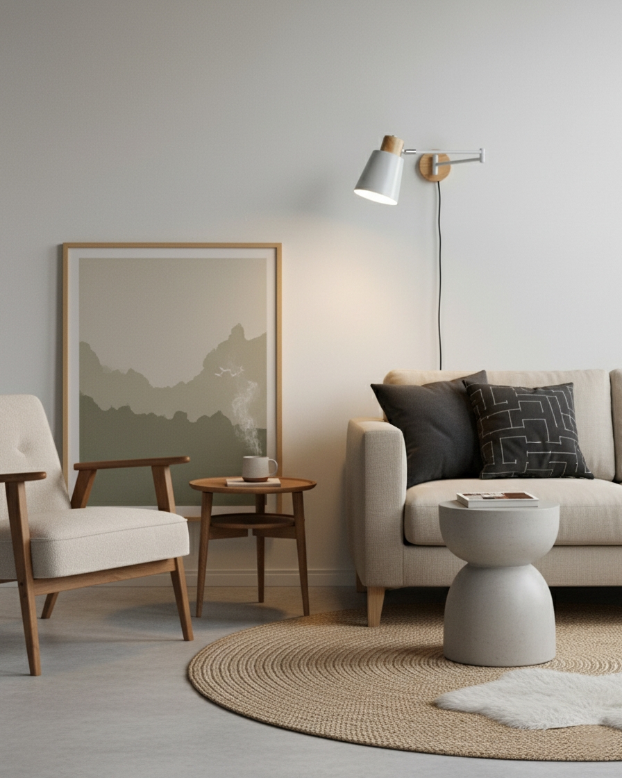 Collin Adjustable Plug In Wall Lamp D265
