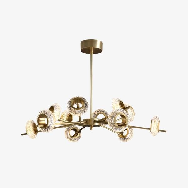 Brass Crystal LED Chandeliers
