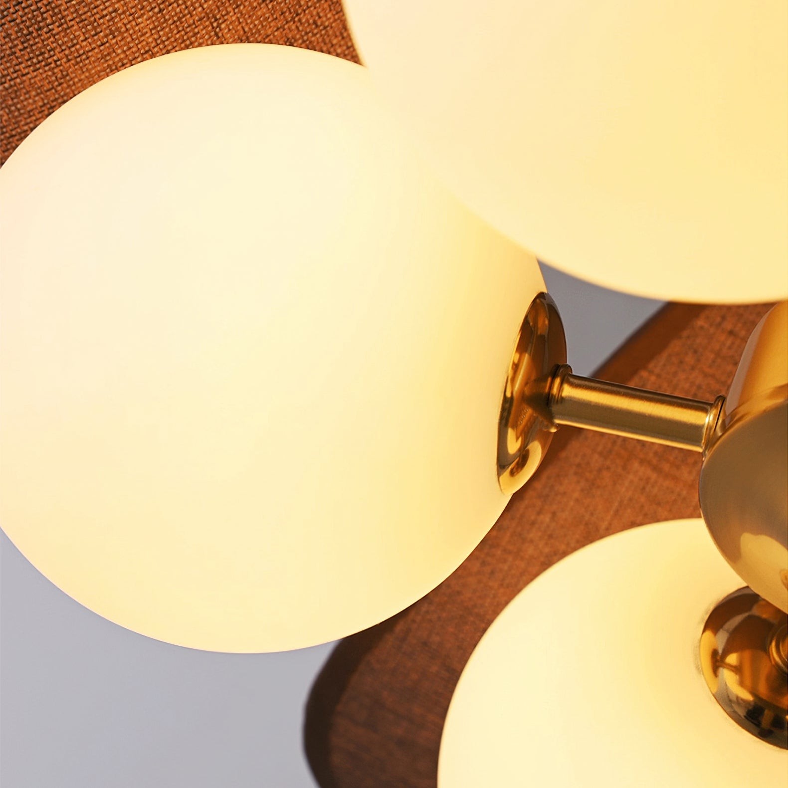 Orrise Series Sculptural Globe Cluster Pendant Lamp - Metal and Glass Pendant Light K2095