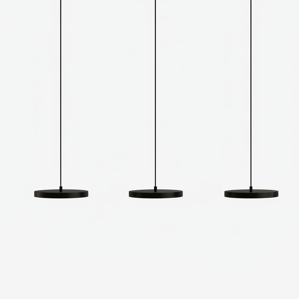 Feranox Minimal Disc Pendant - Statement Pendant Light for Dining K2217