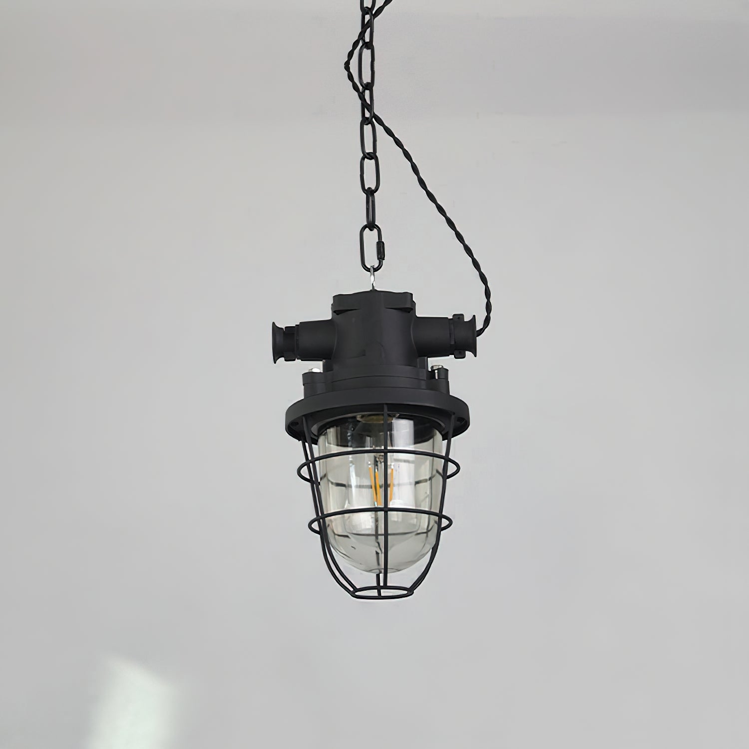 Bulkhead Cage Pendant Light D629