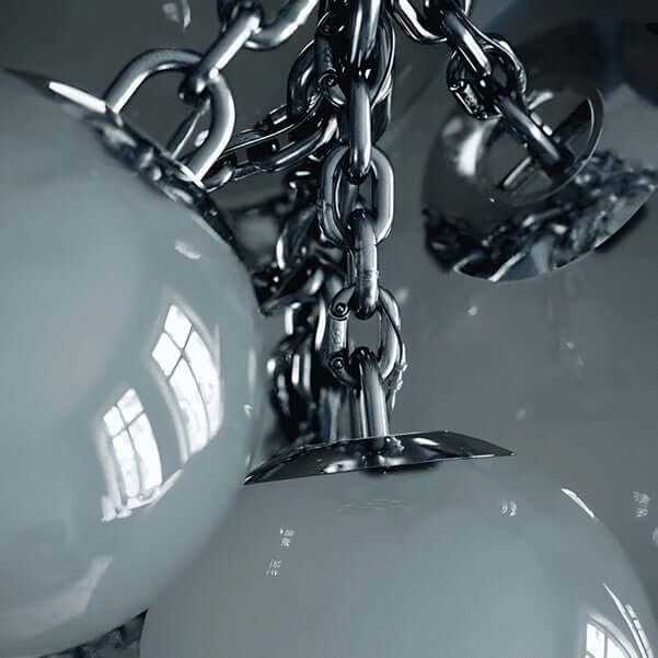Modern Long Grape Glass Chandelier K2347