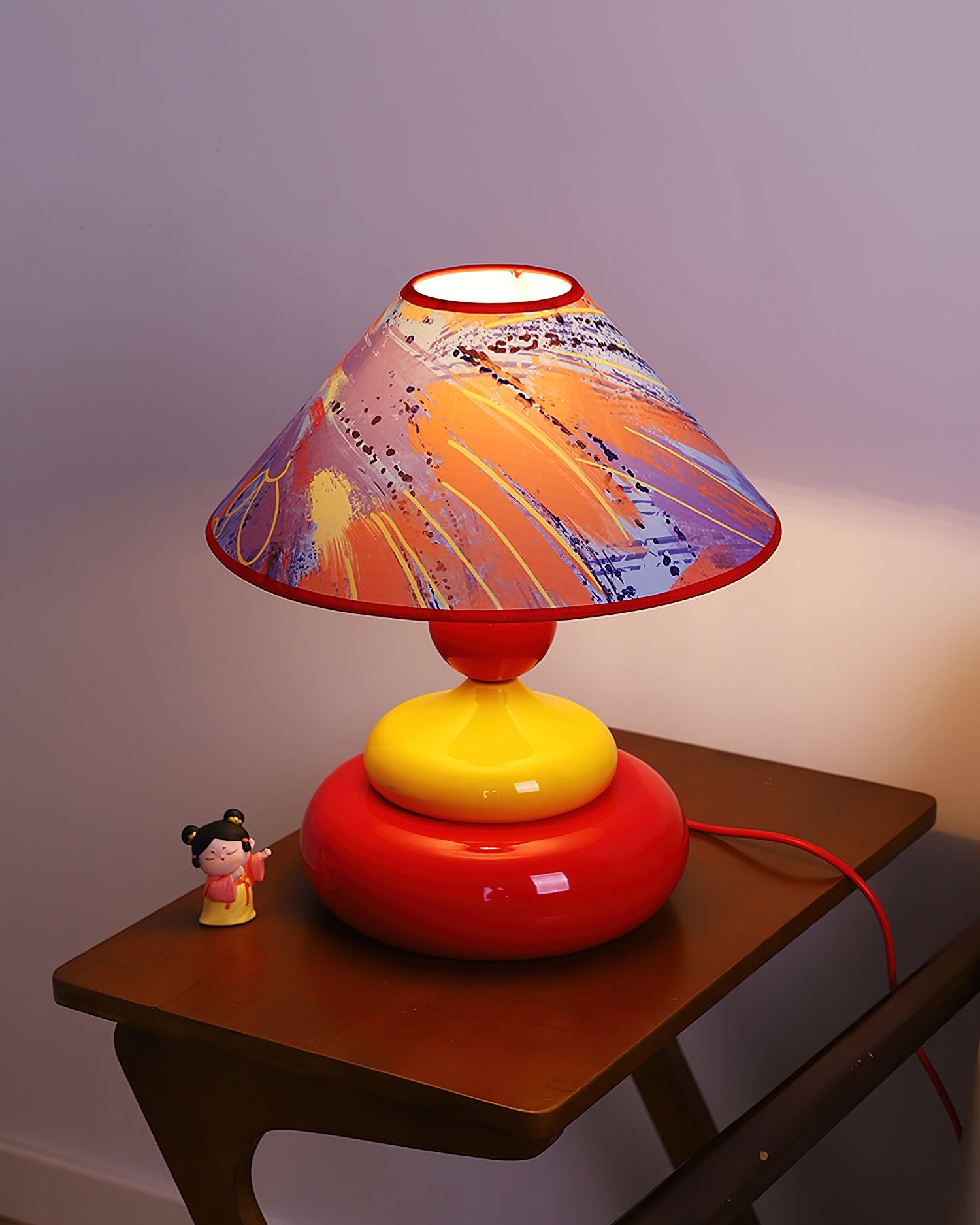 Retro Decorative Colorful Stacked Table Lamp K570