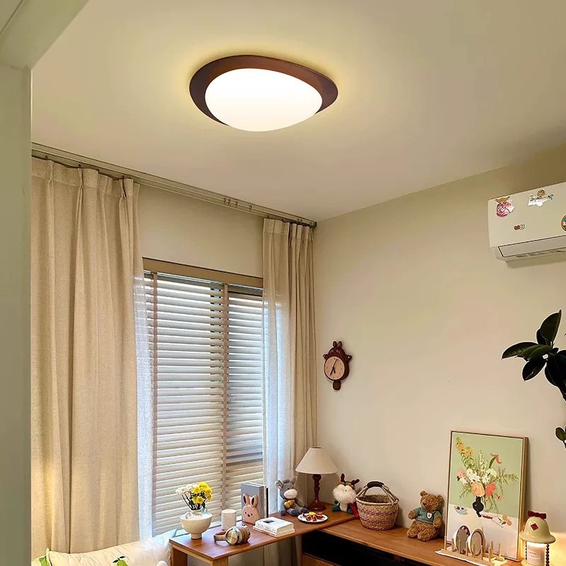 Pebble Walnut Ceiling Light K583