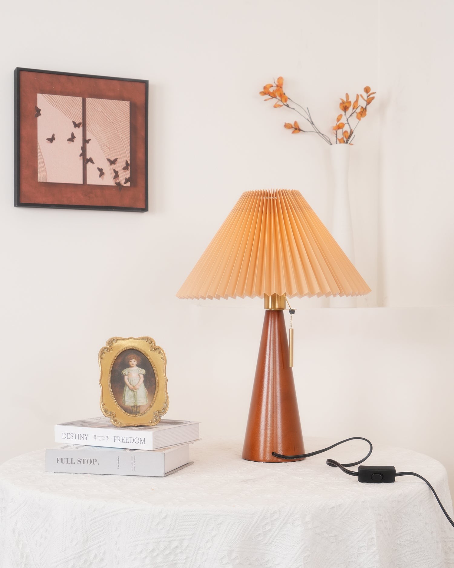 Fashion Vintage Wood Table Lamp K424
