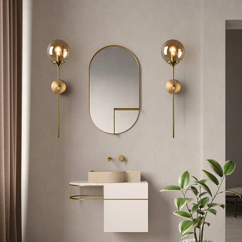 Modern Minimalist Glass Ball Wall Light K26