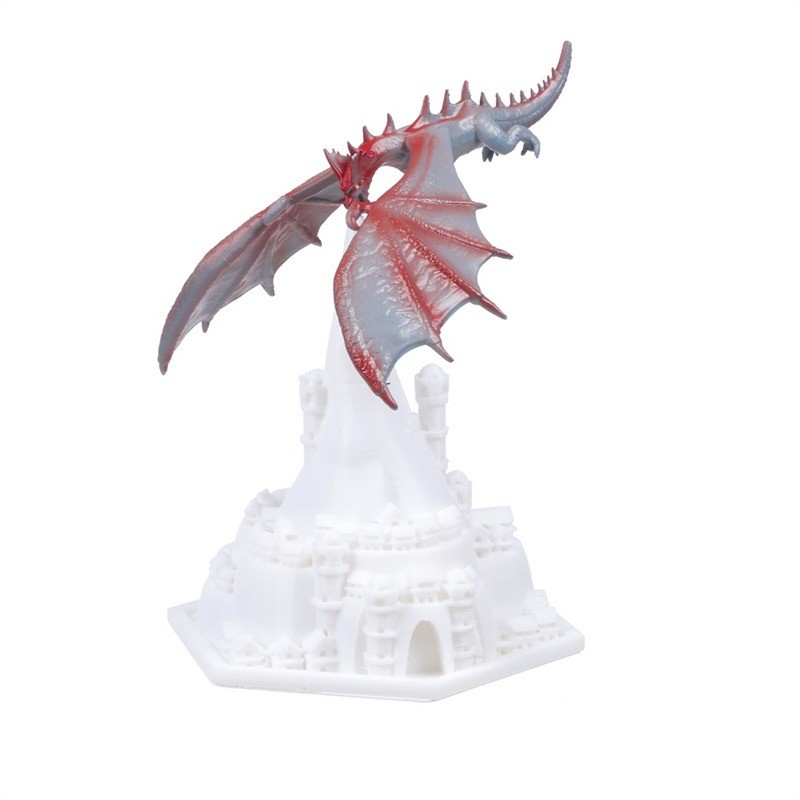 Creative 3D Printed Airplane Fire Dragon Table Lamp K214