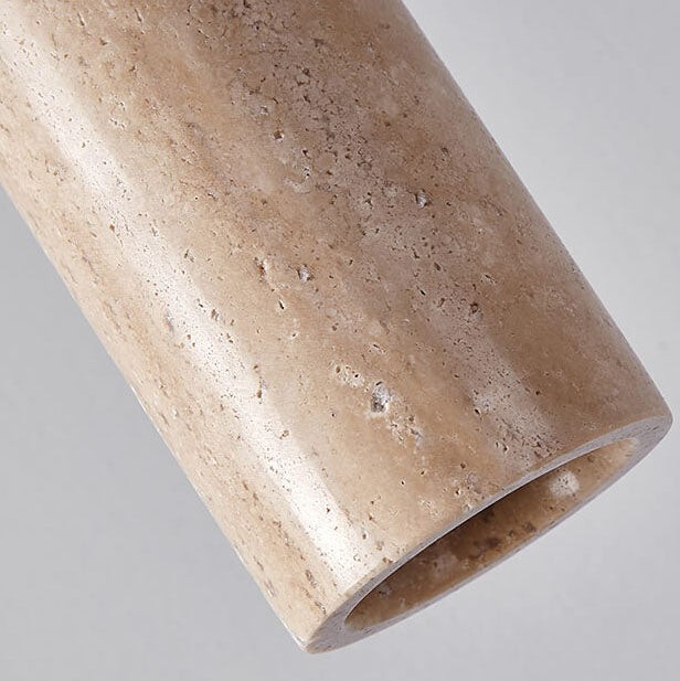 Wabi Sabi Solid Wood Stone Pendant Light K845