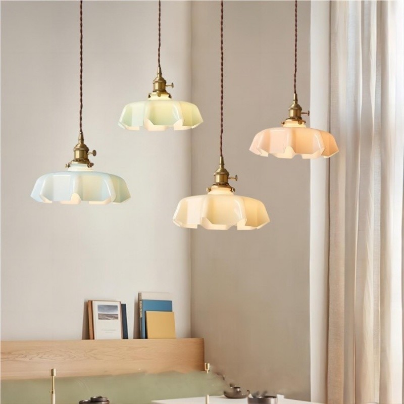 Retro Draped Flower Pendant Lamp K133