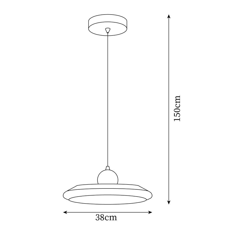 High-Grade Flying Saucer Swing Arm Pendant Lamp K263