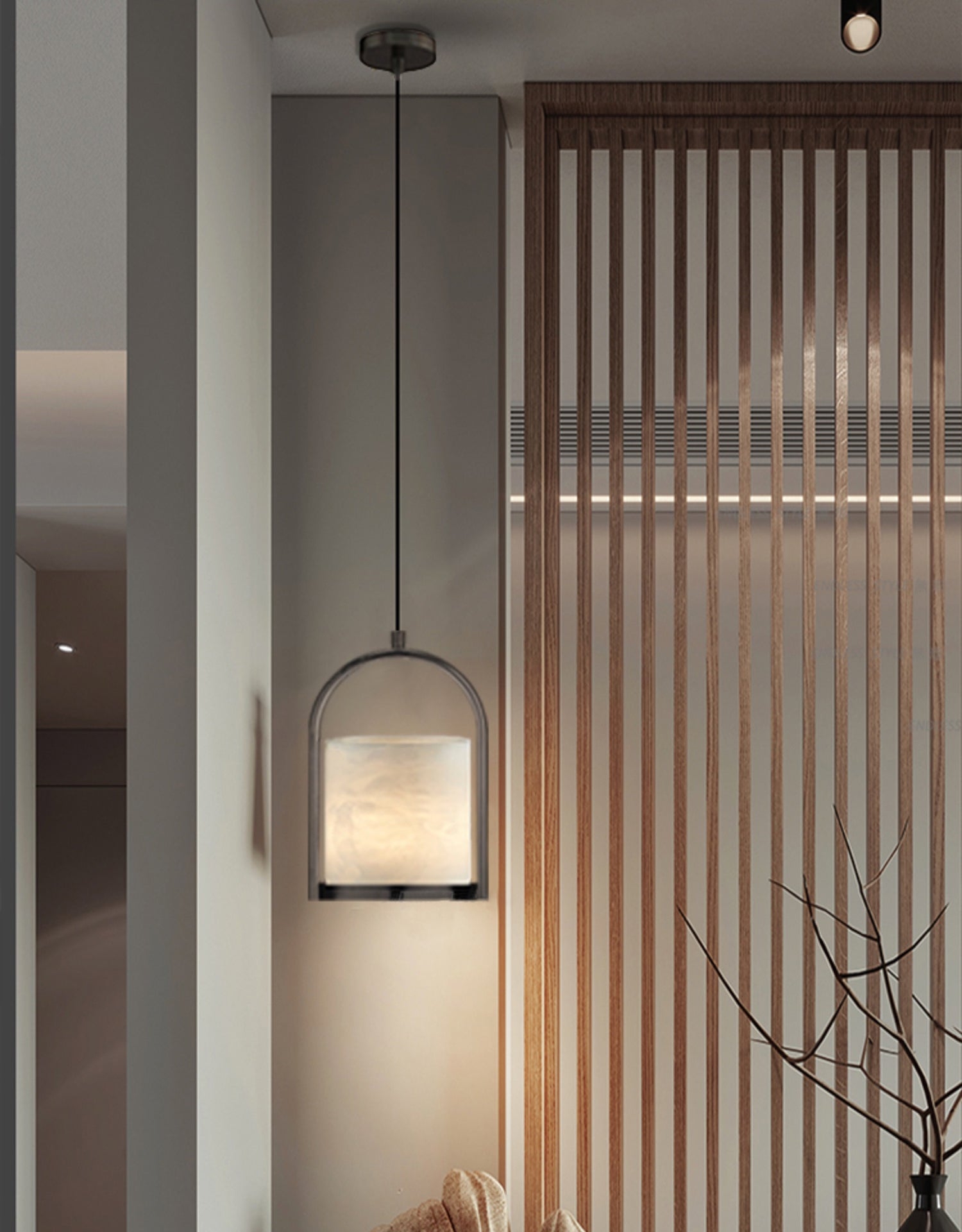 Cortland Alabaster Pendant Light D434