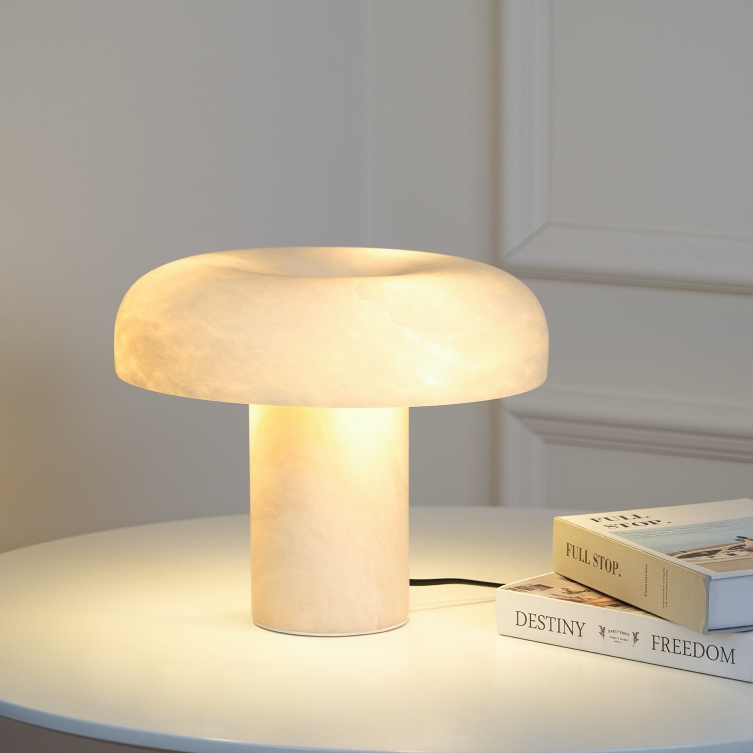 Creative Minimalist Luxury Alabaster Table Lamp For Bedroom K535