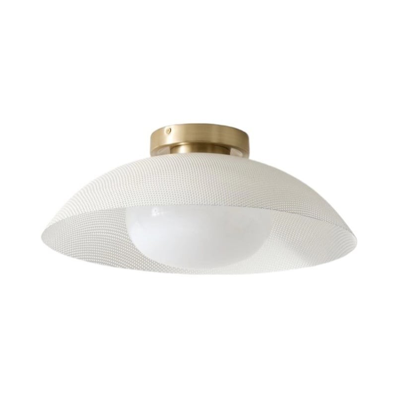 Elorina Flush Mount Glass/Metal Ceiling Light - A Stylish Fixture for Modern Spaces K1333
