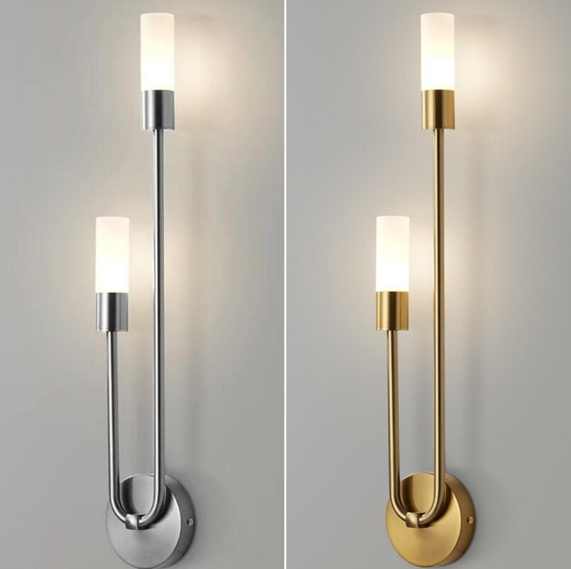 Modern Copper U-Shape Luster LED Wall Lamp K516