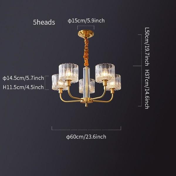 Brass Chandelier