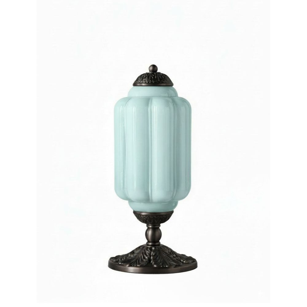 Classic Eloise Glass Table Lamp – Vintage Bedside and Ambient Lighting K885