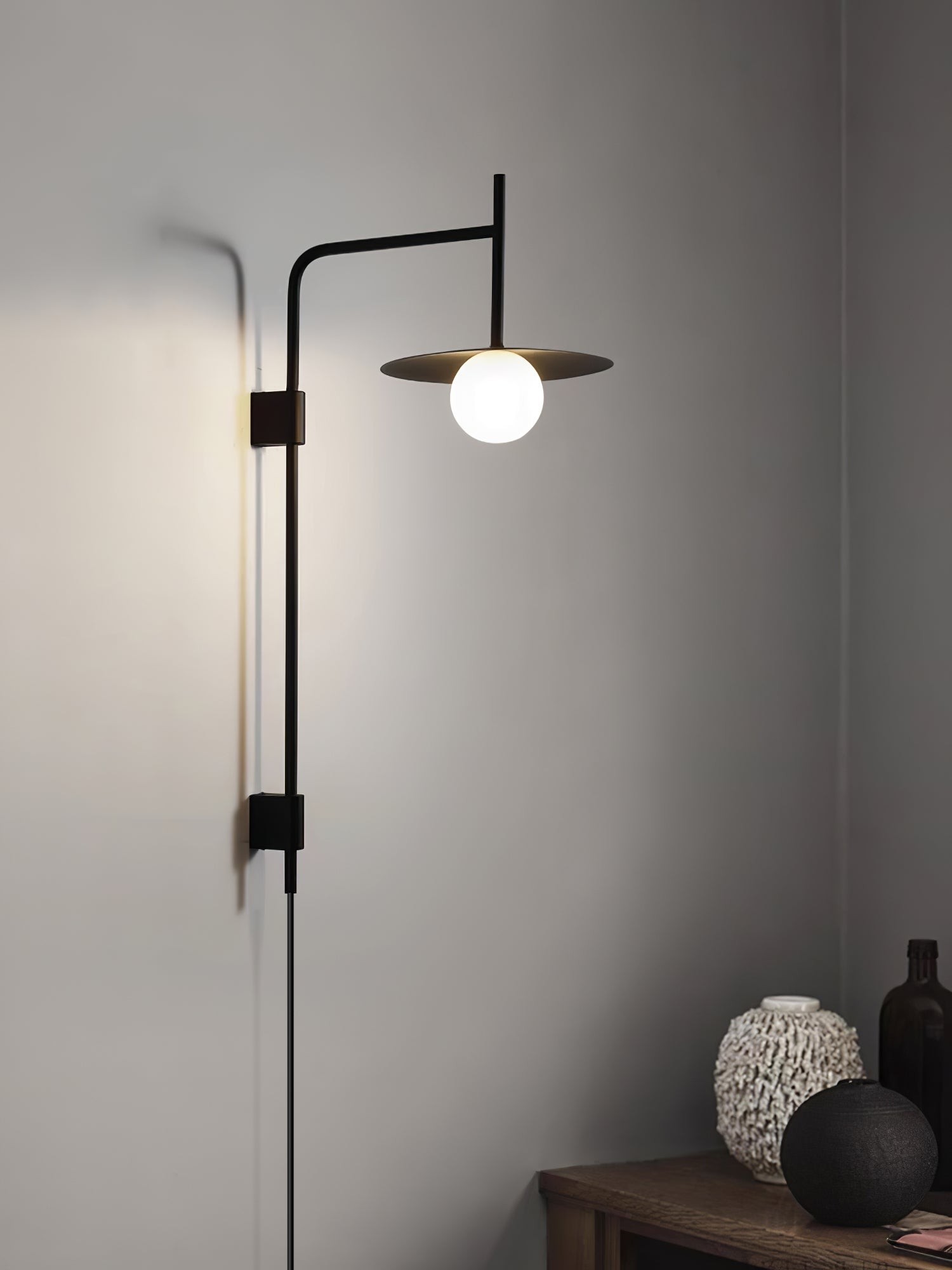 Nordic Swing Arm Wall Lamp for Living Room K839