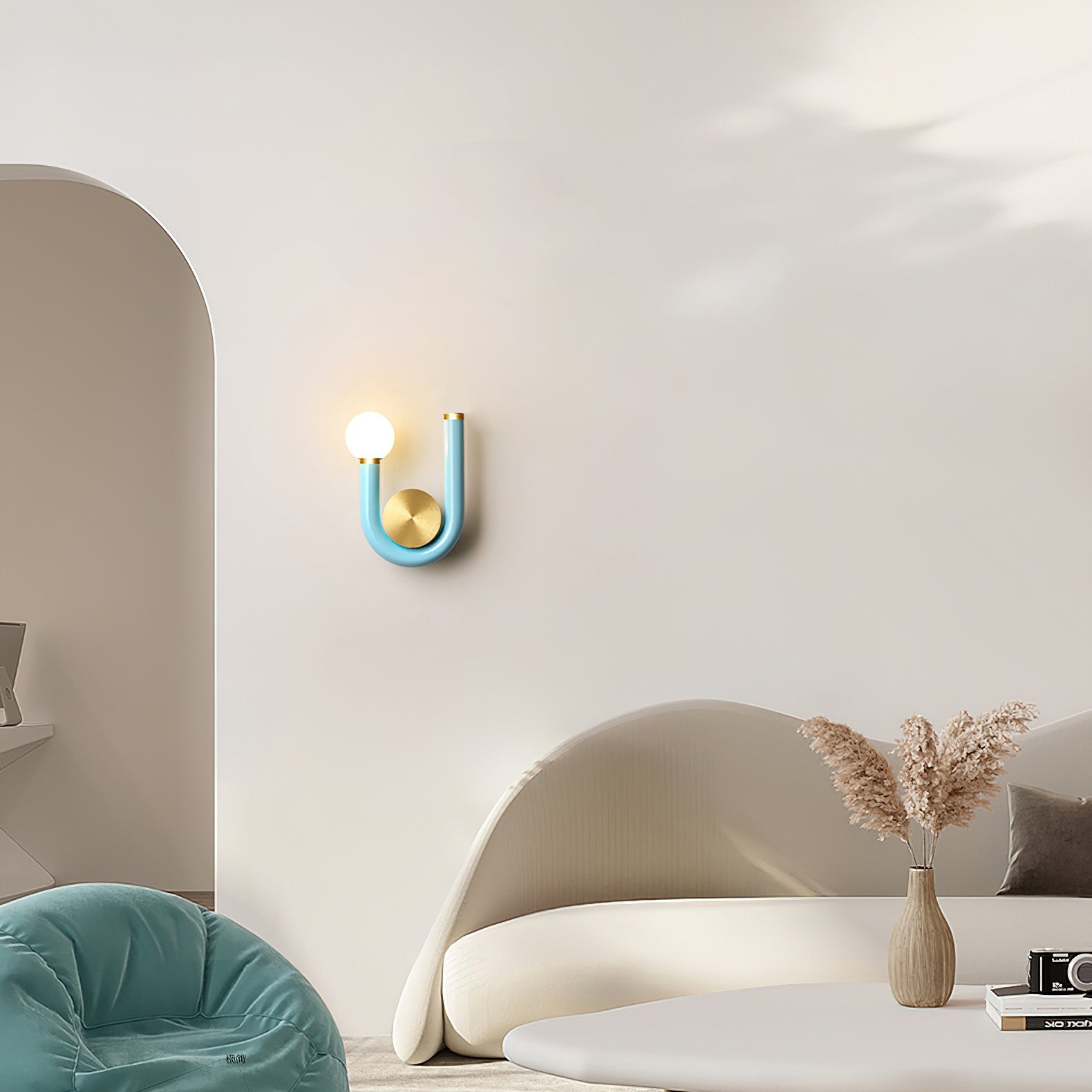 Creative U Shaped Double Head Wall Lamp K695