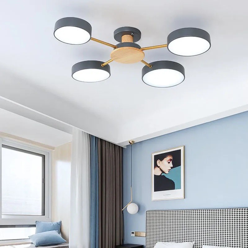 Nordic Multi Heads Round Led Ceiling Light K934