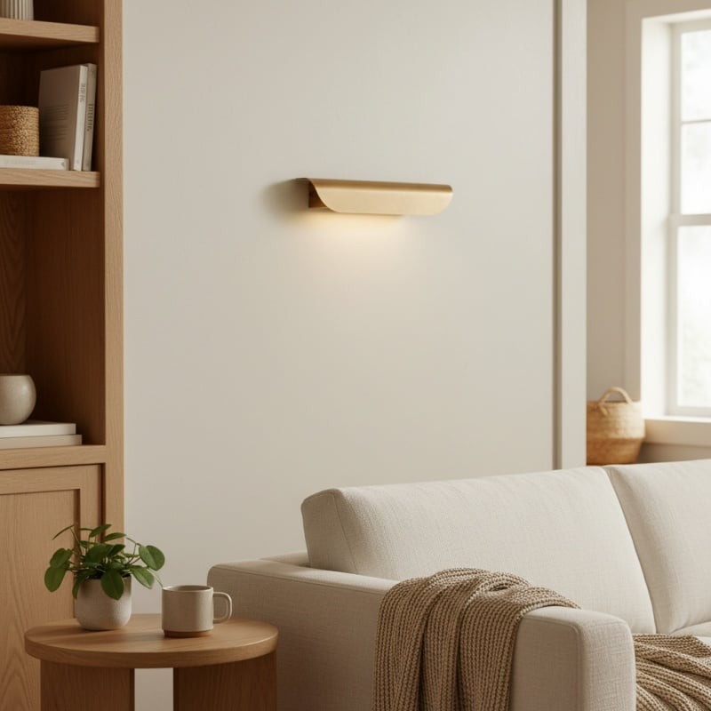 Hidra Modern Metal Wall Sconce - Minimalist Down-Light Sconce for Modern Homes K1691