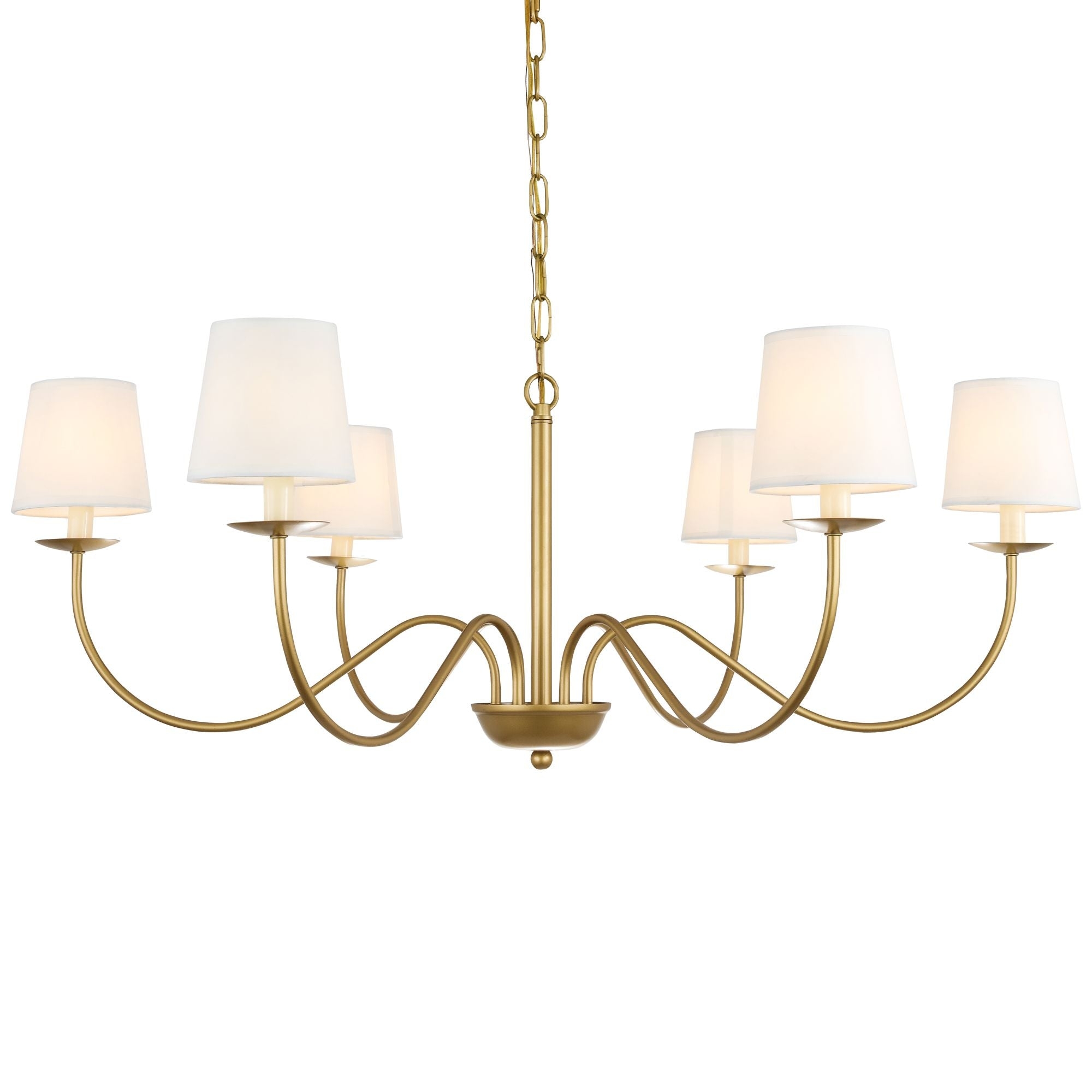 Eclipse Brass Chandelier D512