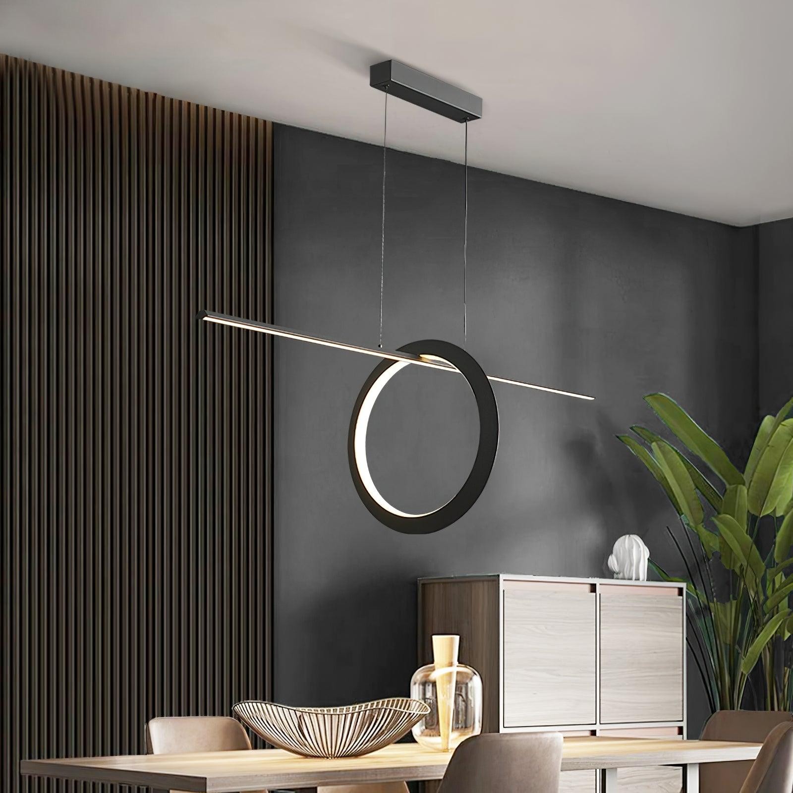 Minimalist High-End Geometric Line Pendant Light K433
