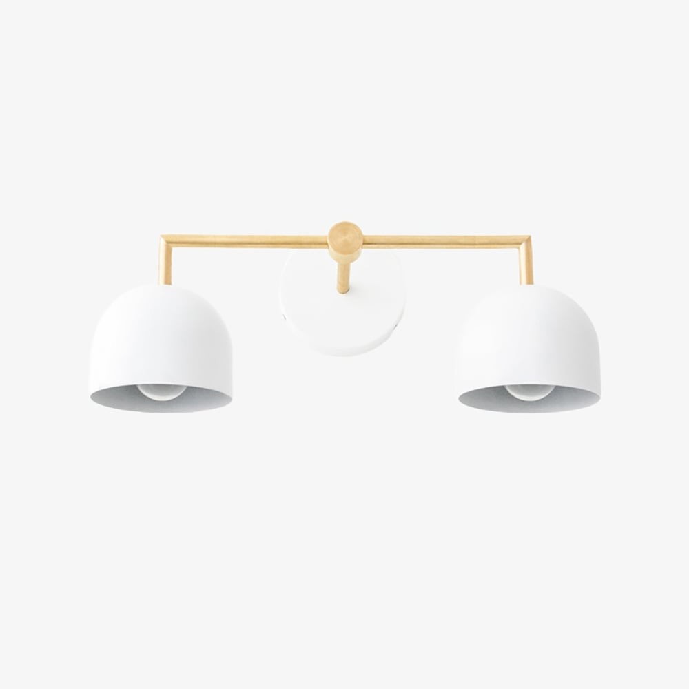 Metio Dome Farmhouse Vanity Wall Lamp - Colorful Dome Wall Sconce for Dressing Room K1596