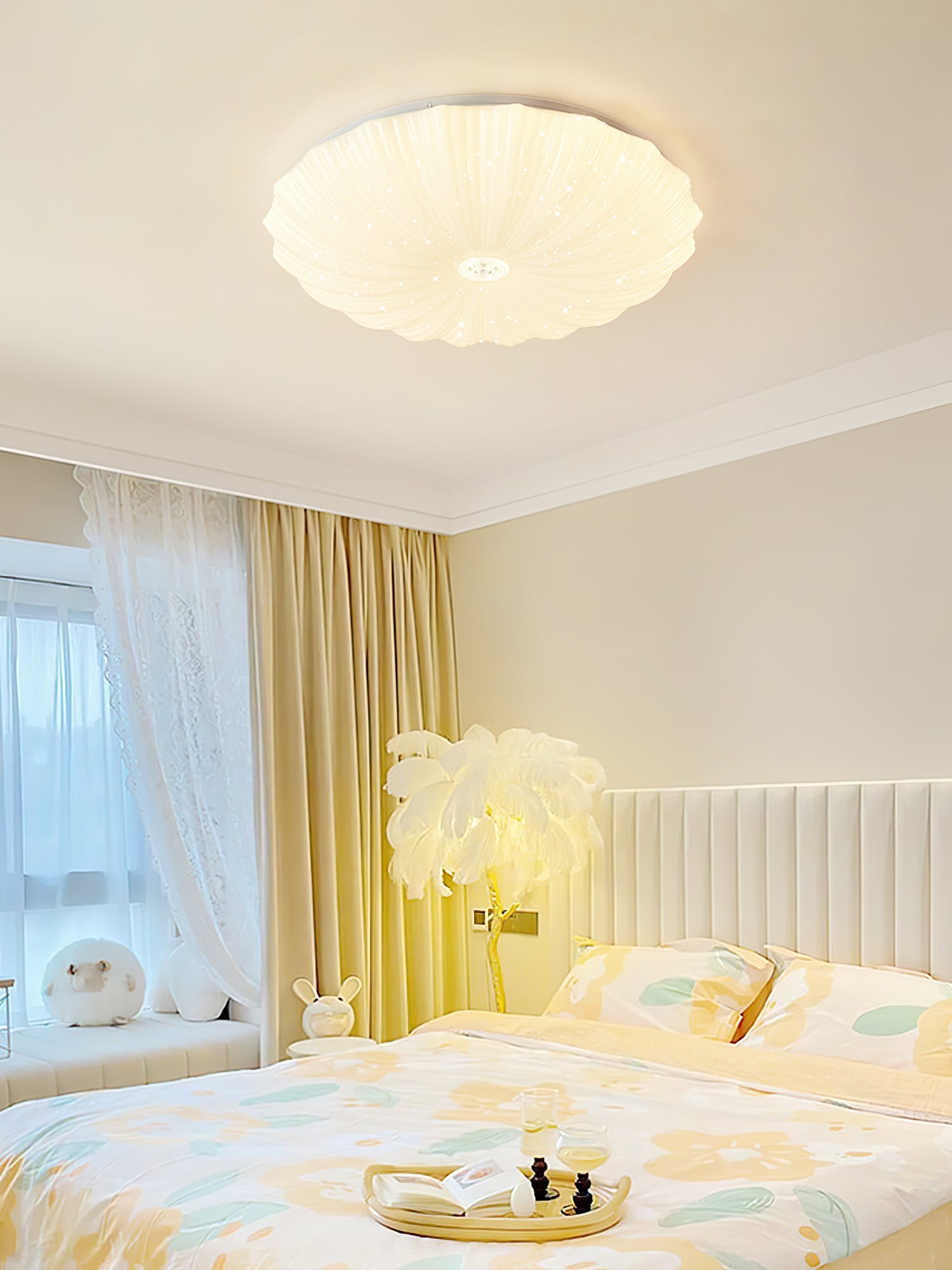 Acrylic Shell Round Ceiling Lamp K662
