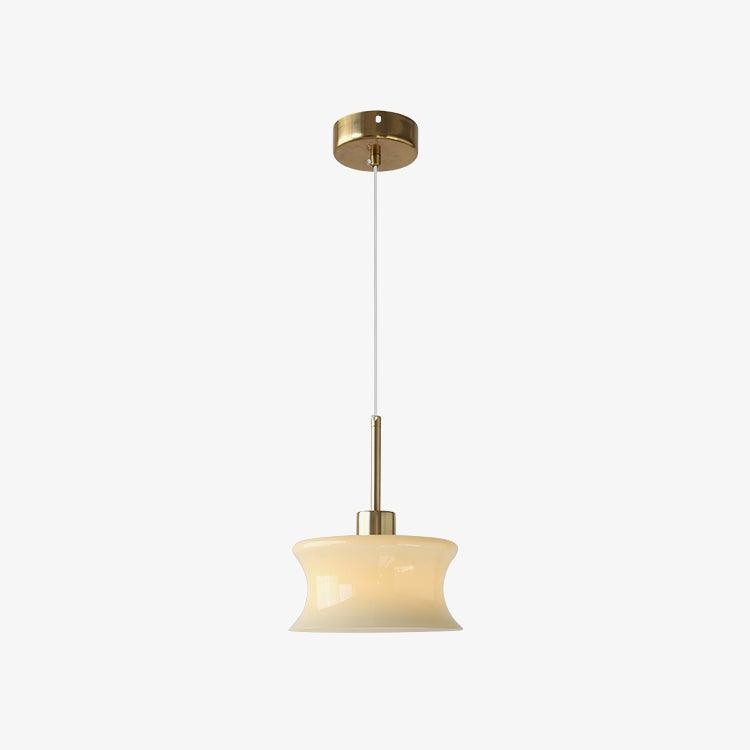 French Vintage Glass Window Pendant Lamp K232