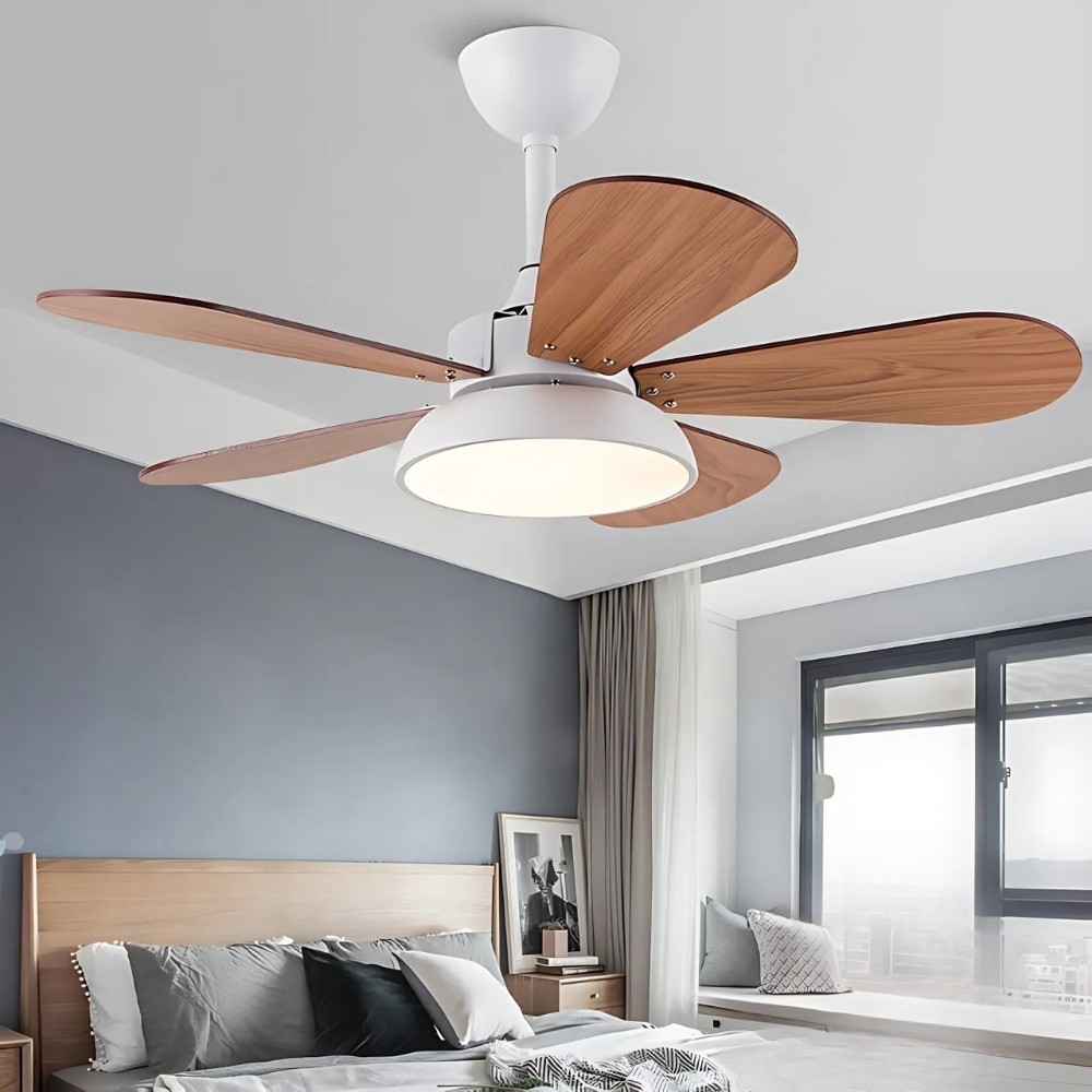 Nordic Colorful 3 Blade Ceiling Fan Light For Kids Room K1118