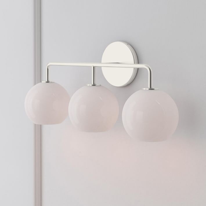 Selvion Artistic Globe Sconce Light - Handcrafted Glass Sculptural Wall Fixture K1158