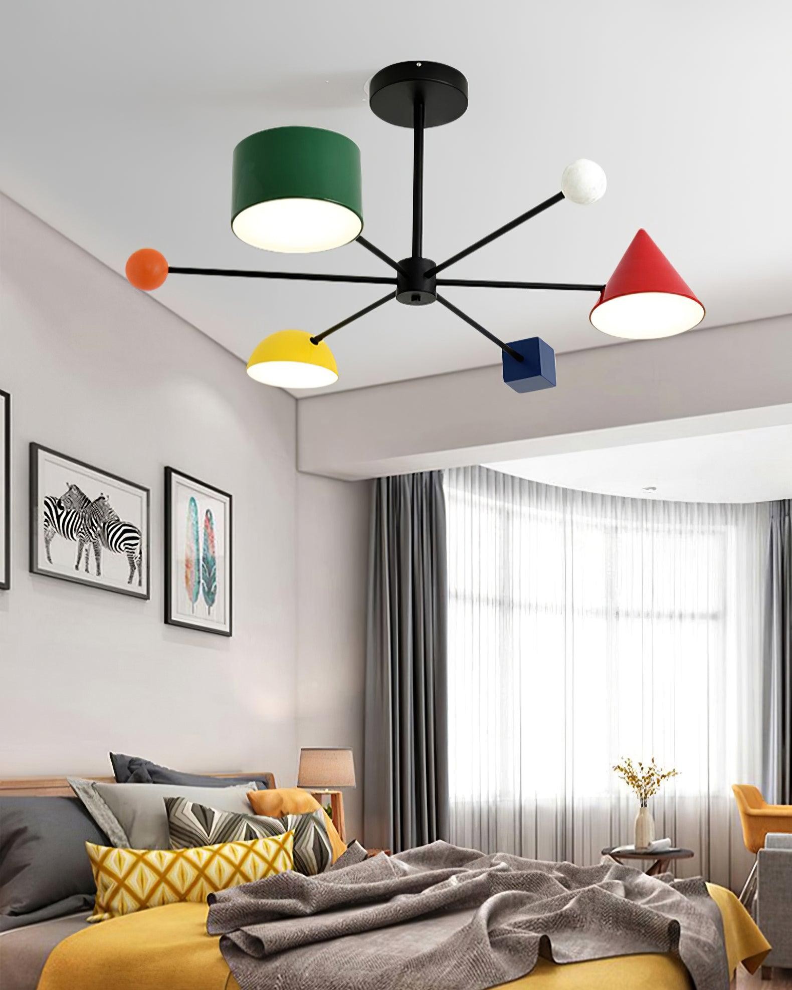 Geometric Colorful Ceiling Light K401