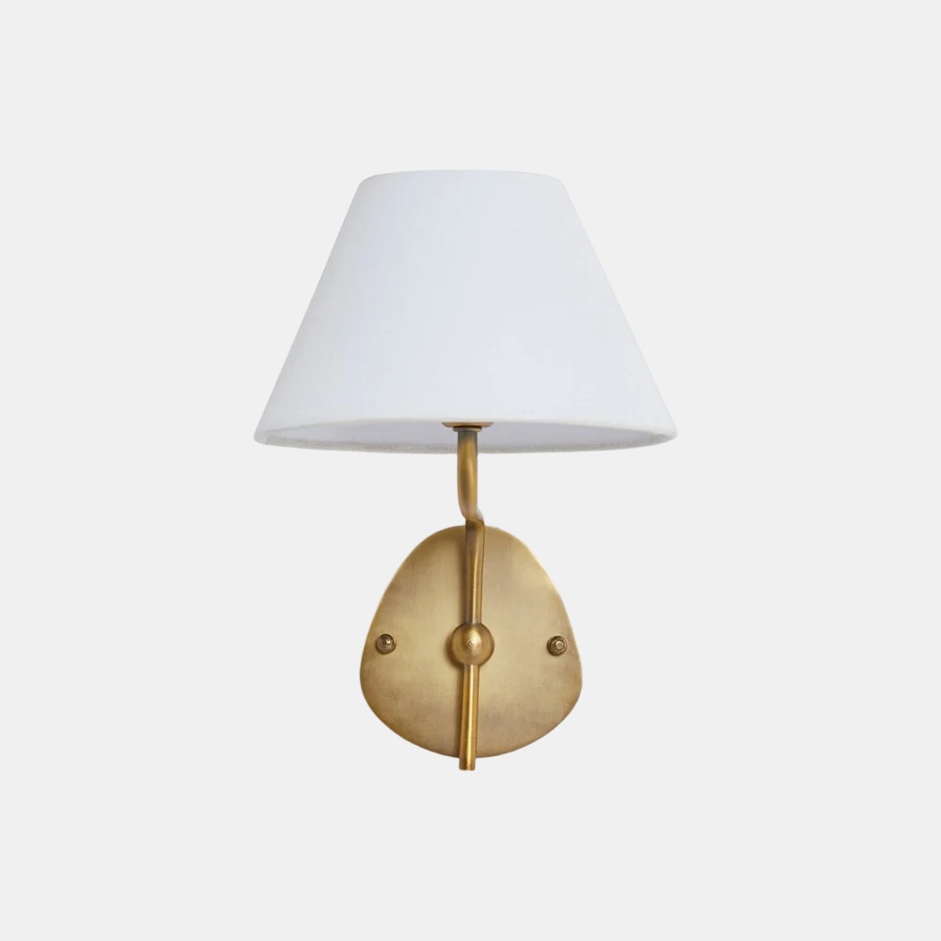 Kulo Elegant Fabric Wall Lamp – Graceful Wave Design for Entry or Bedroom K1575