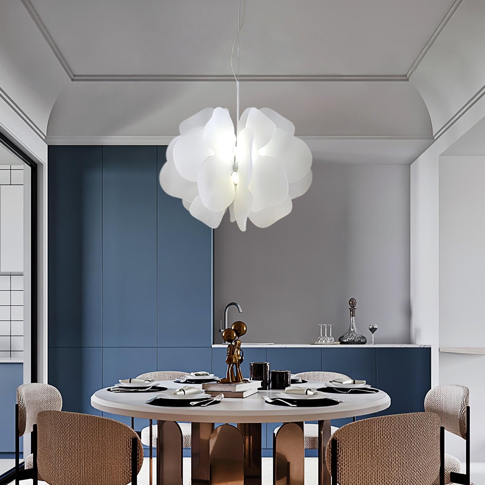 Modern Plastic Flower Design Pendant Lamp K539