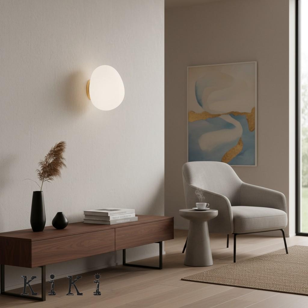 Elegant Gregg Wall Light Ceiling Light - Glass and Metal Lighting for Bedroom