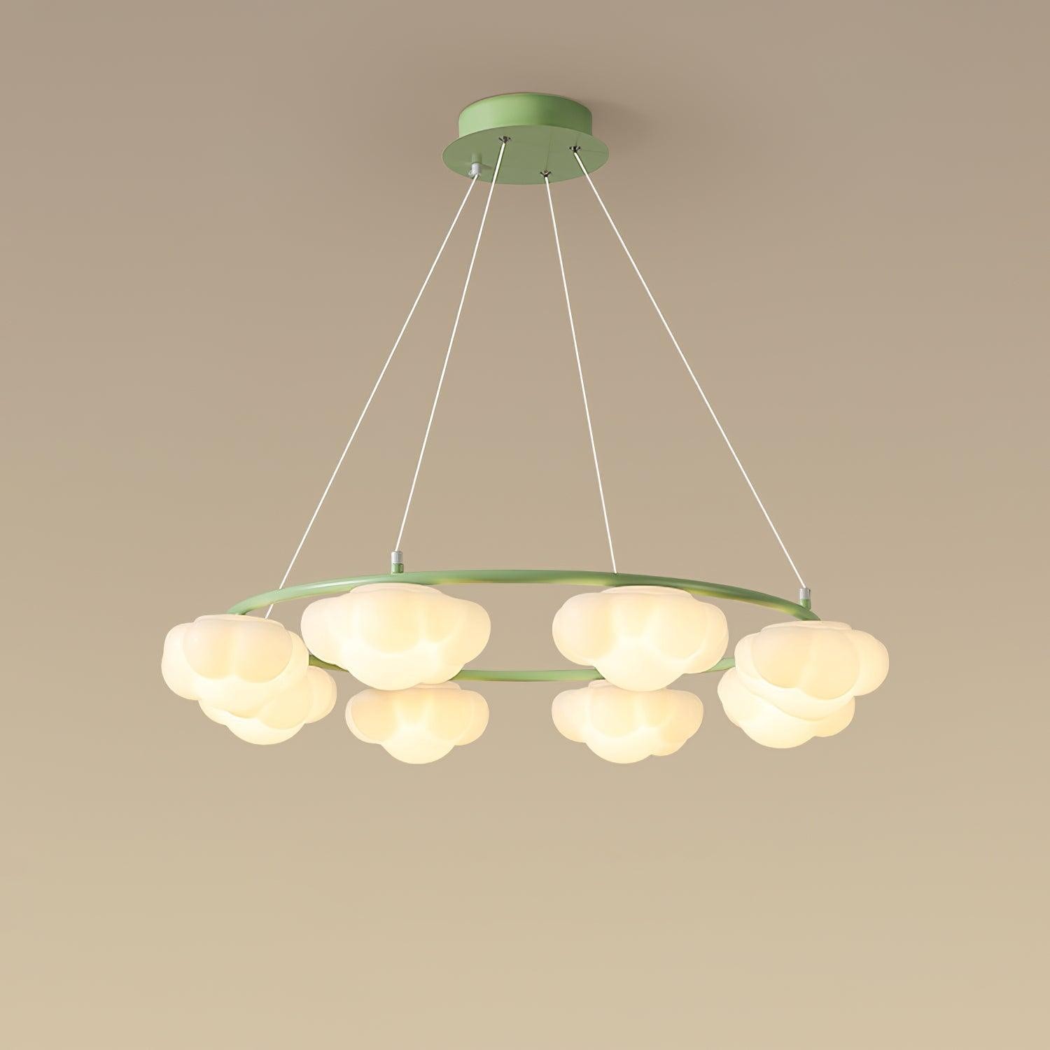 Cream Style Creative Personality Clouds Chandelier K696