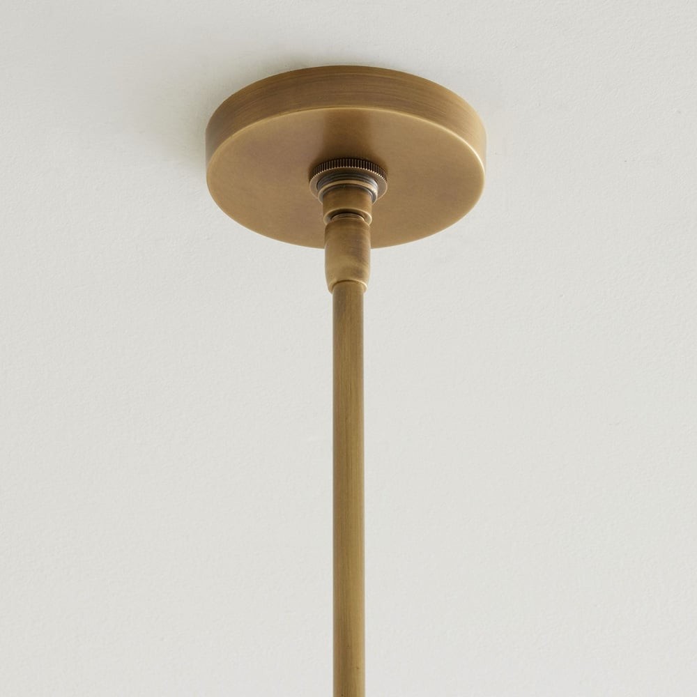 Lirra Clear Glass Industrial Pendant Light - Perfect for Kitchen Island & Dining Room K1731