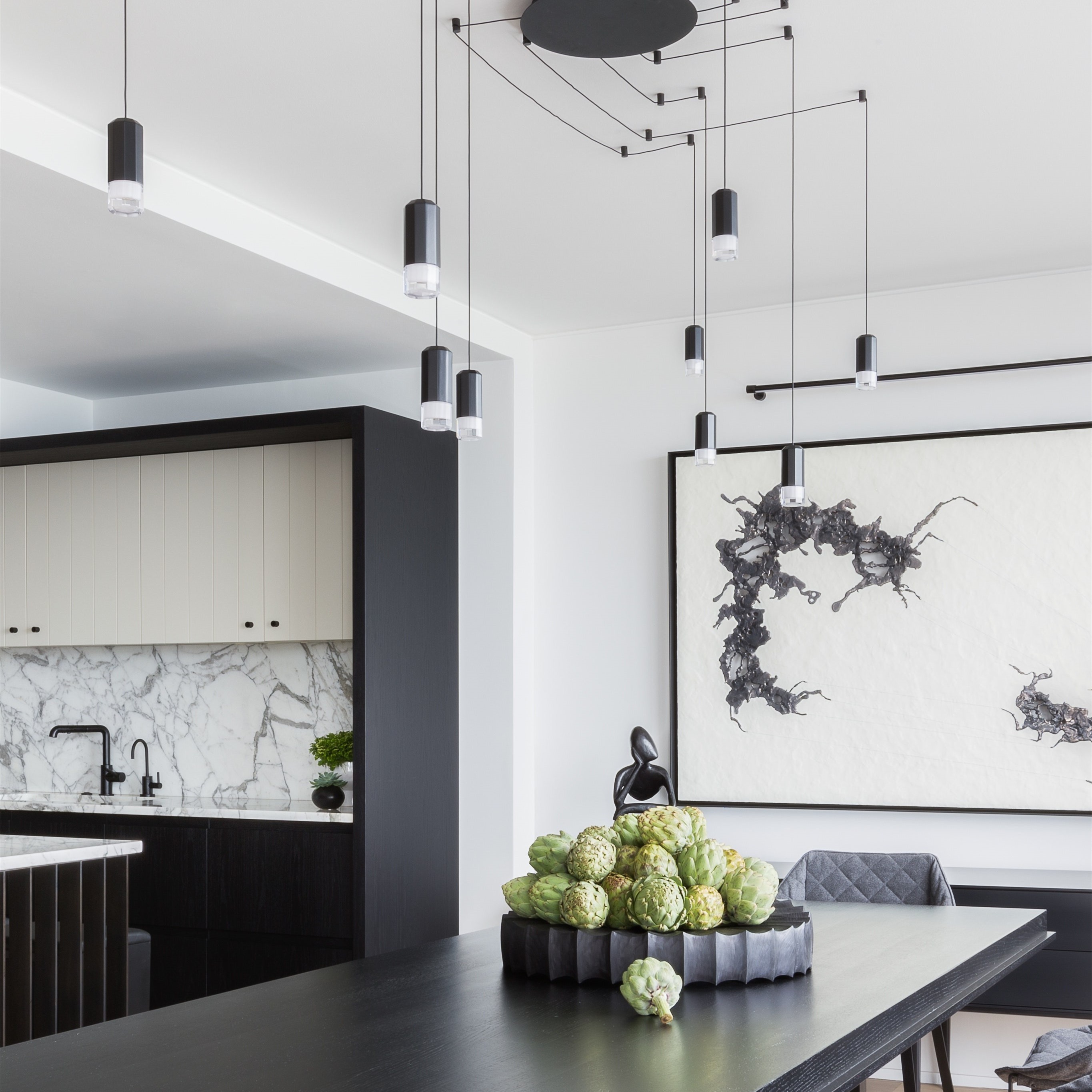 Wireflow Free Form Pendant Light